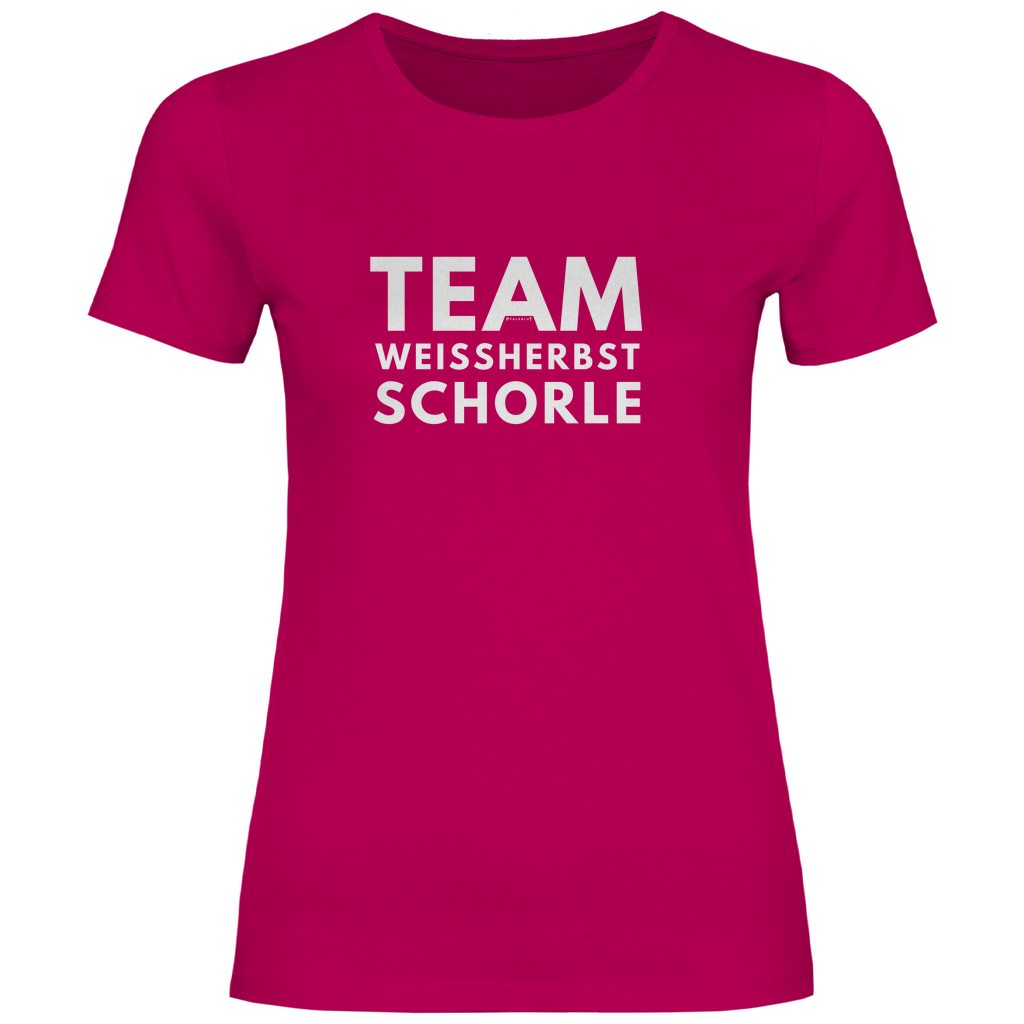 Damen T-Shirt "Team Weissherbst Schorle"