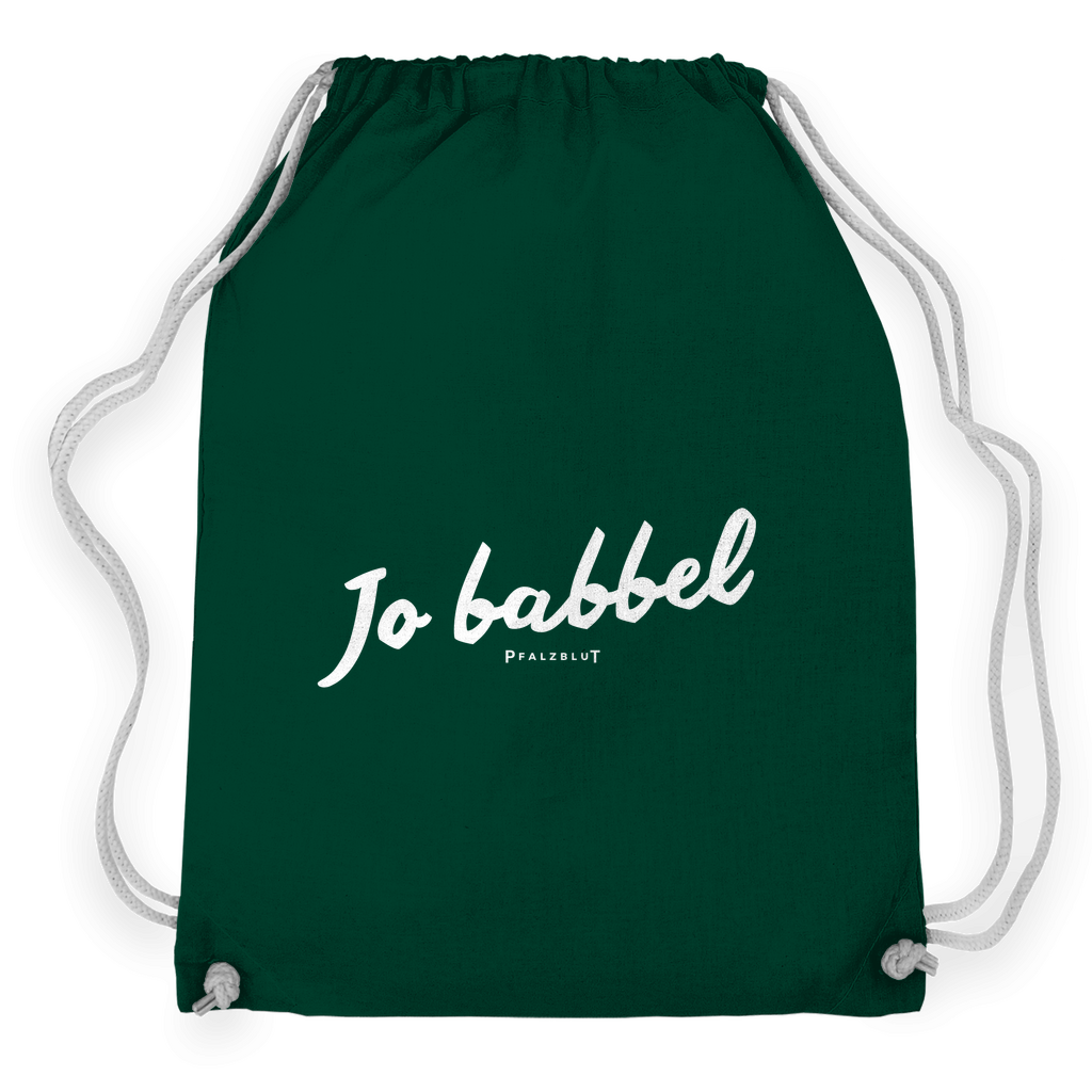Turnbeutel "Jo babbel"