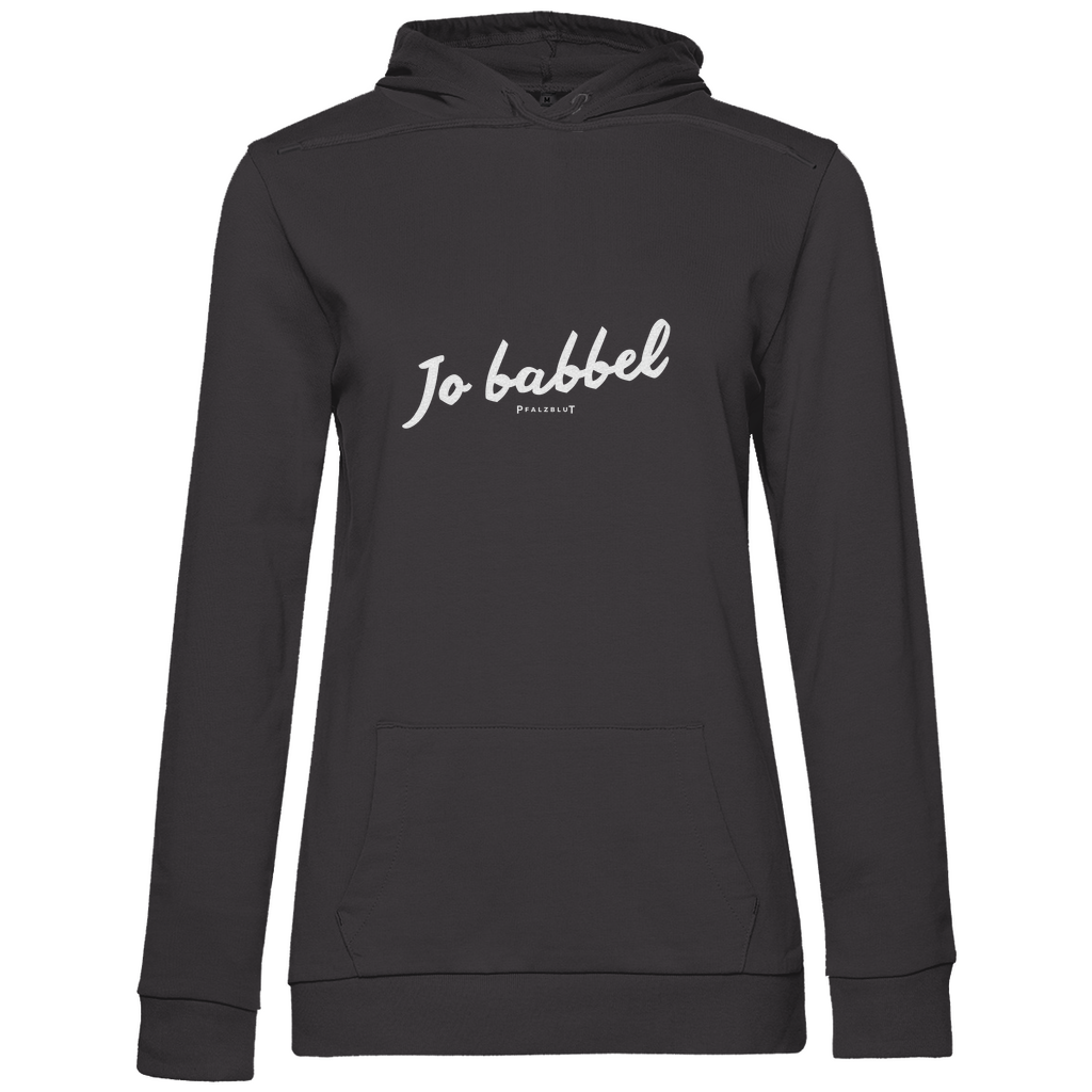 Damen Hoodie "Jo babbel"