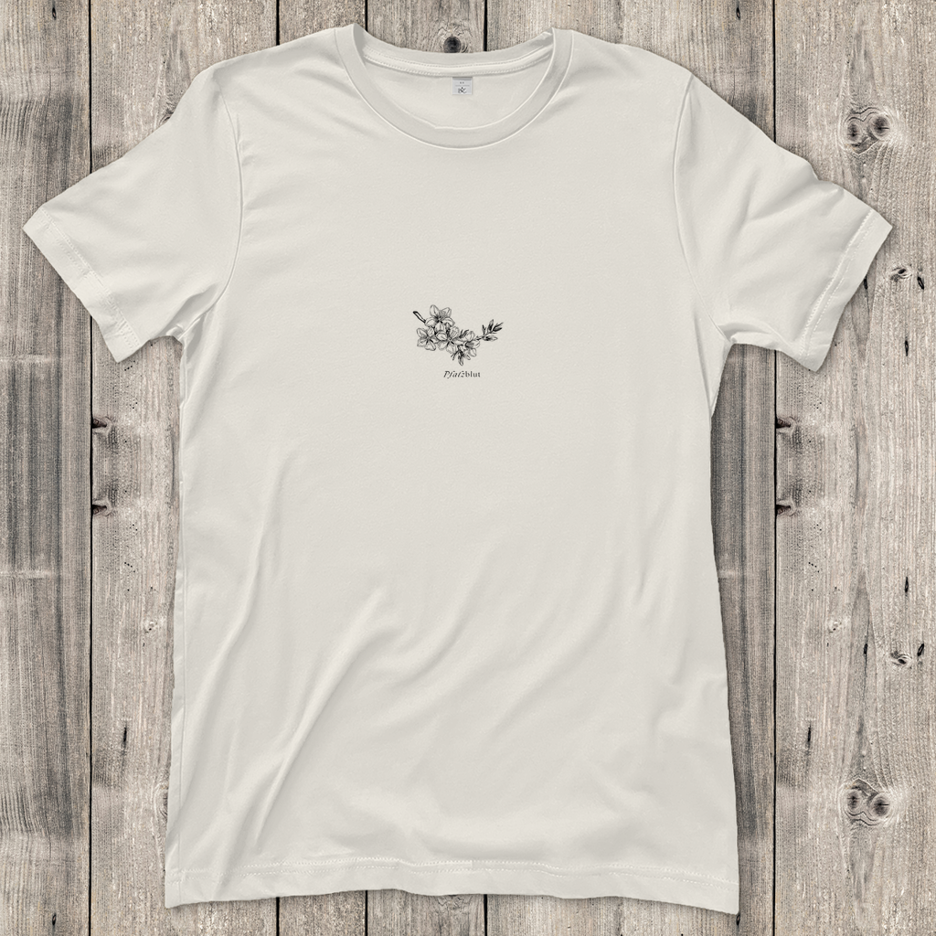 Damen T-Shirt "Mandelblüte Zeichnung"