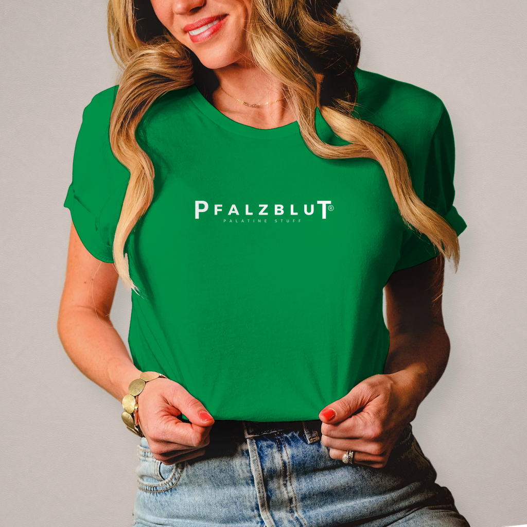 Damen T-Shirt Pfalzblut Logo Weiss