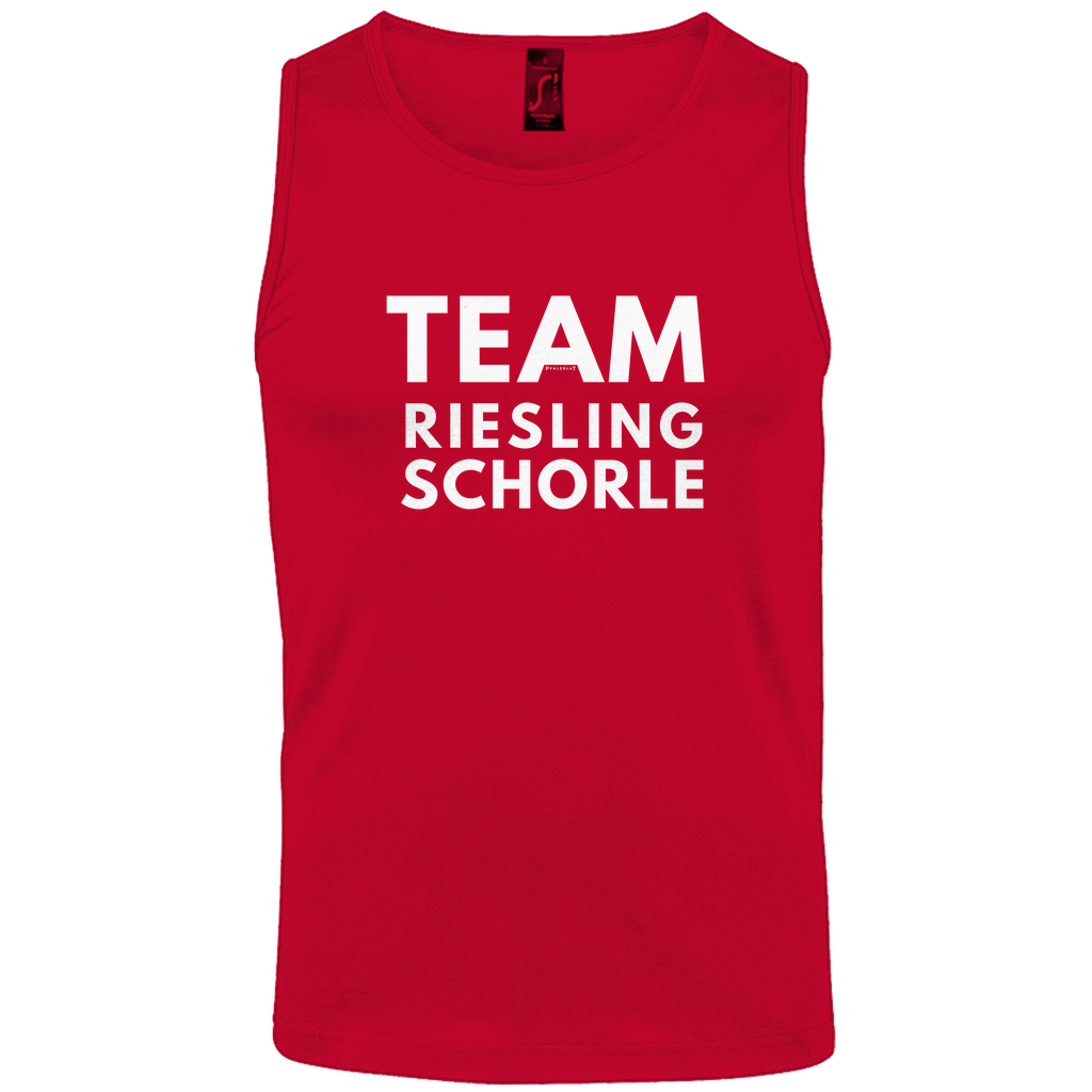 Herren Basic Tank Top "Team Riesling Schorle"