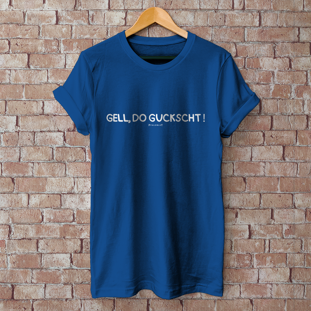 Herren T-Shirt "Gell, do guckscht"