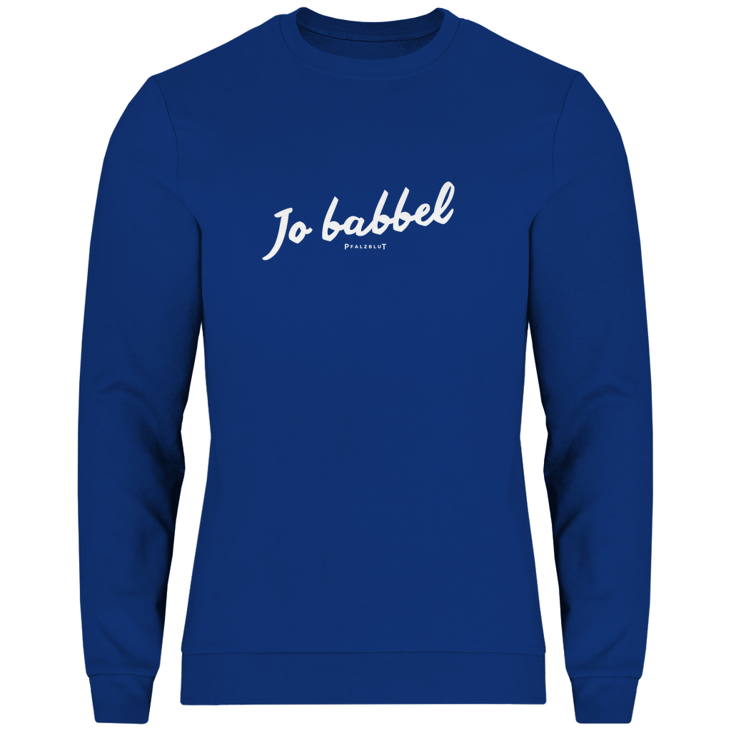 Herren Sweatshirt "Jo babbel"