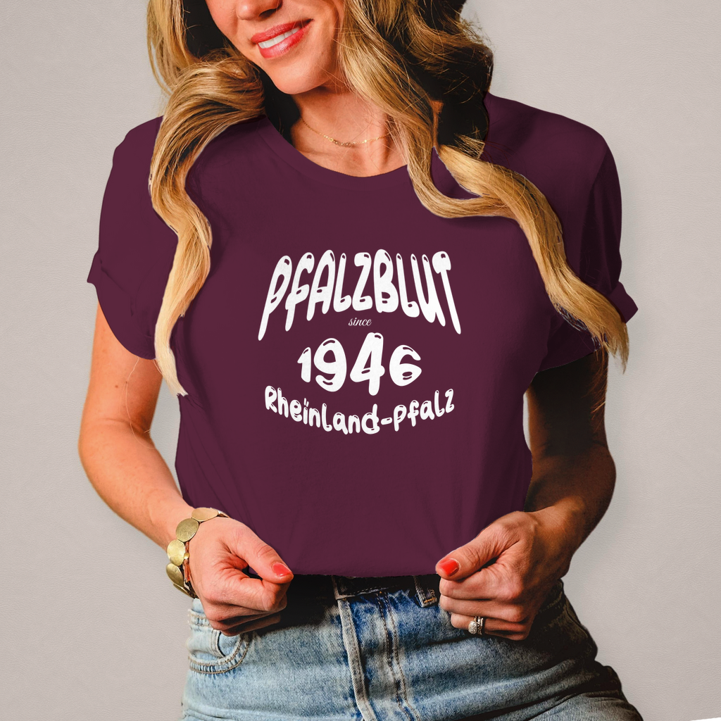 Damen T-Shirt "Pfalzblut RLP"