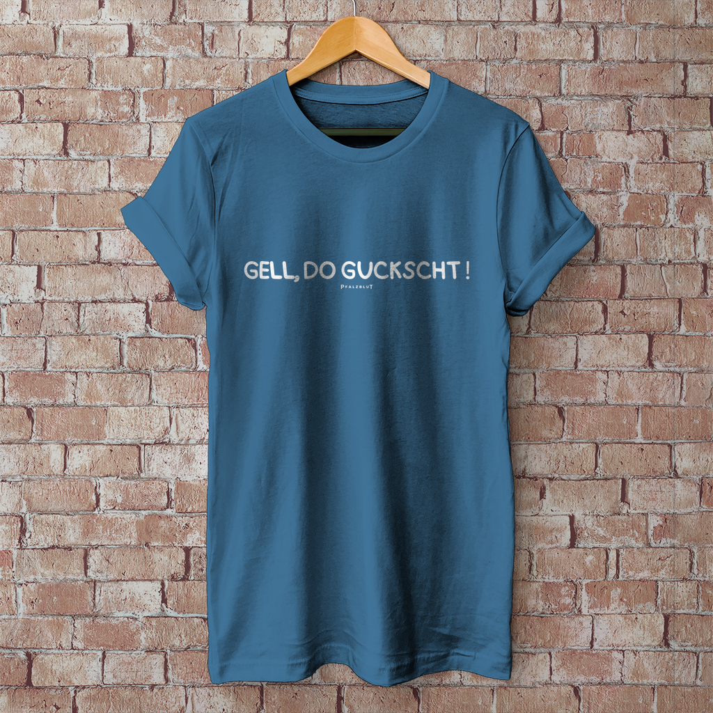 Herren T-Shirt "Gell, do guckscht"