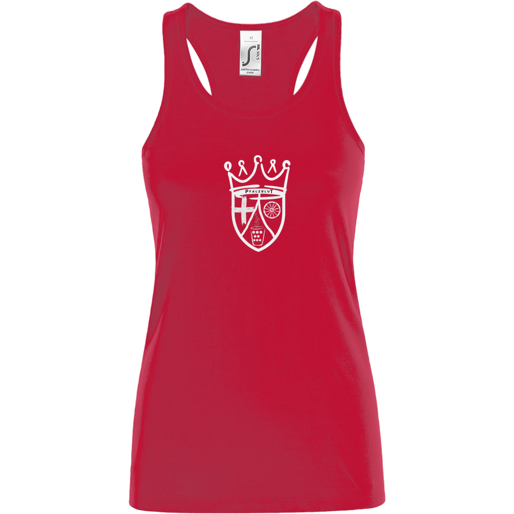 Damen Basic Tank Top "Pfalzblut Wappen"