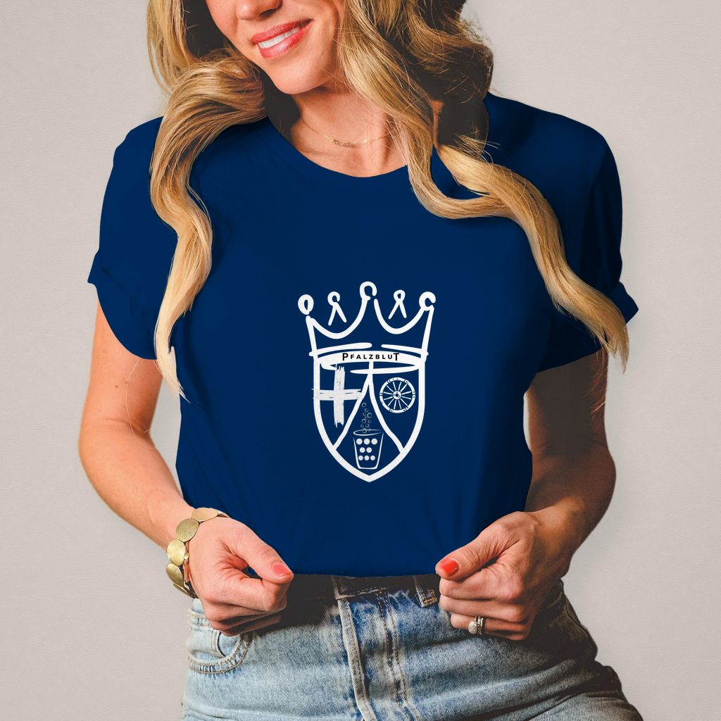 Damen T-Shirt "Pfalzblut Wappen"