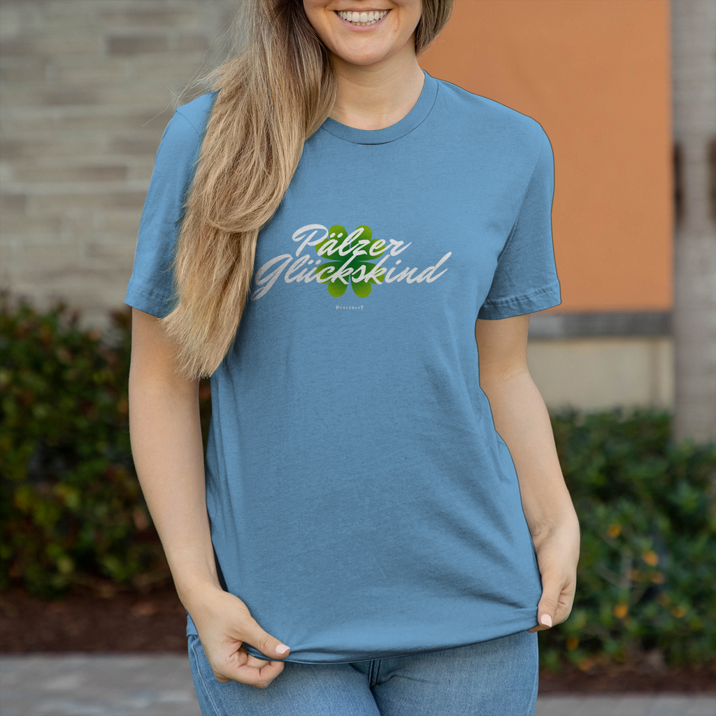 Damen T-Shirt " Pälzer Glückskind"