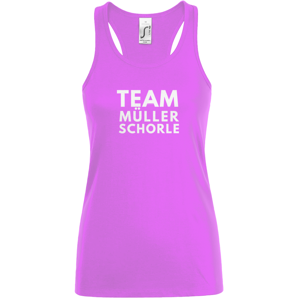 Damen Basic Tank Top "Team Müller Schorle"