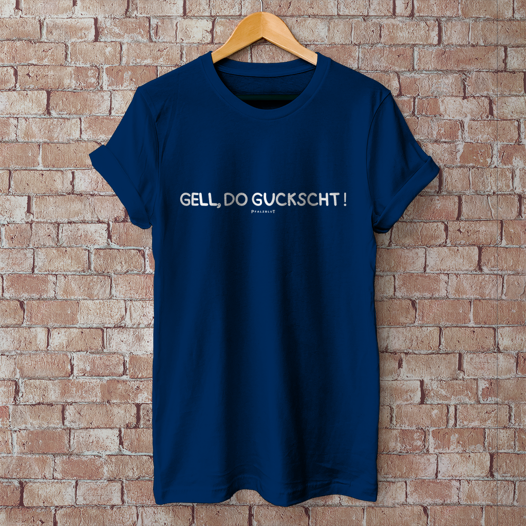 Herren T-Shirt "Gell, do guckscht"