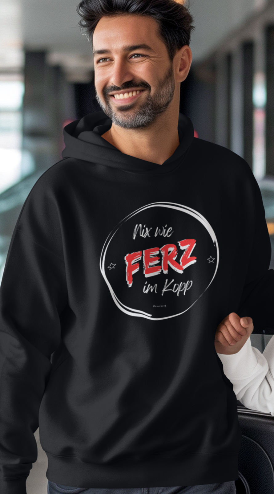 Herren Hoodie "Nix wie Ferz im Kopp"