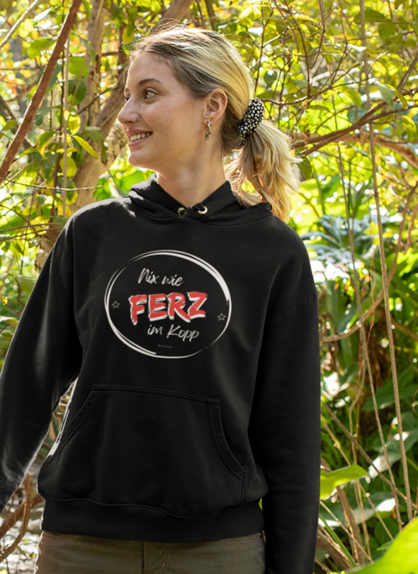 Damen Hoodie "Nix wie Ferz im Kopp"