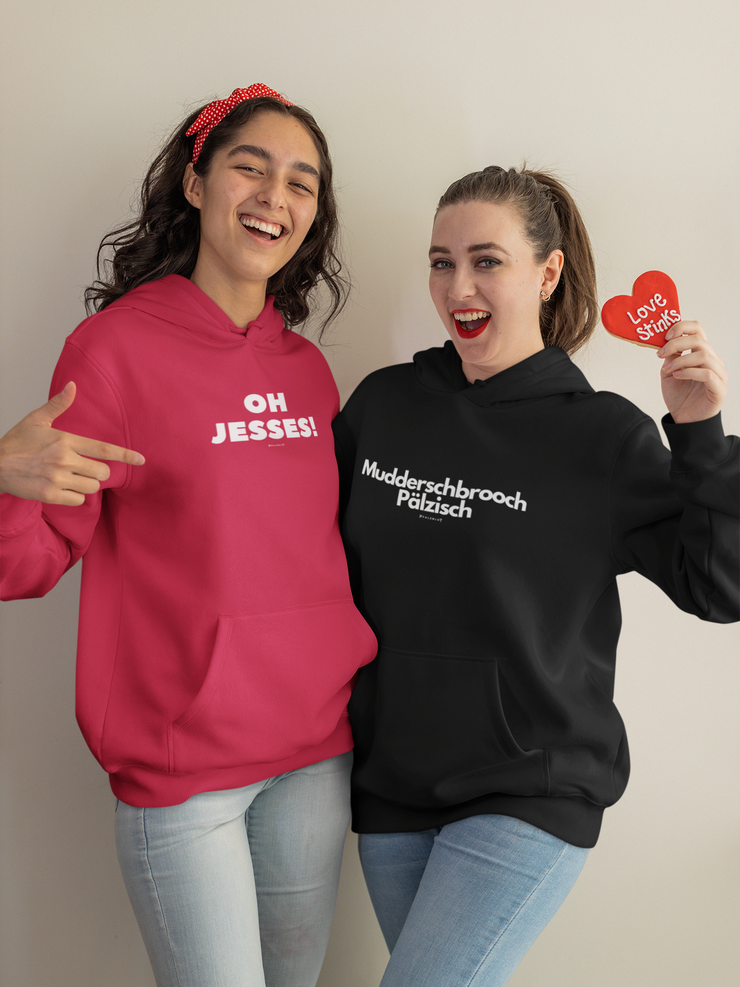 Damen Hoodie "Muddersprooch Pälzisch"