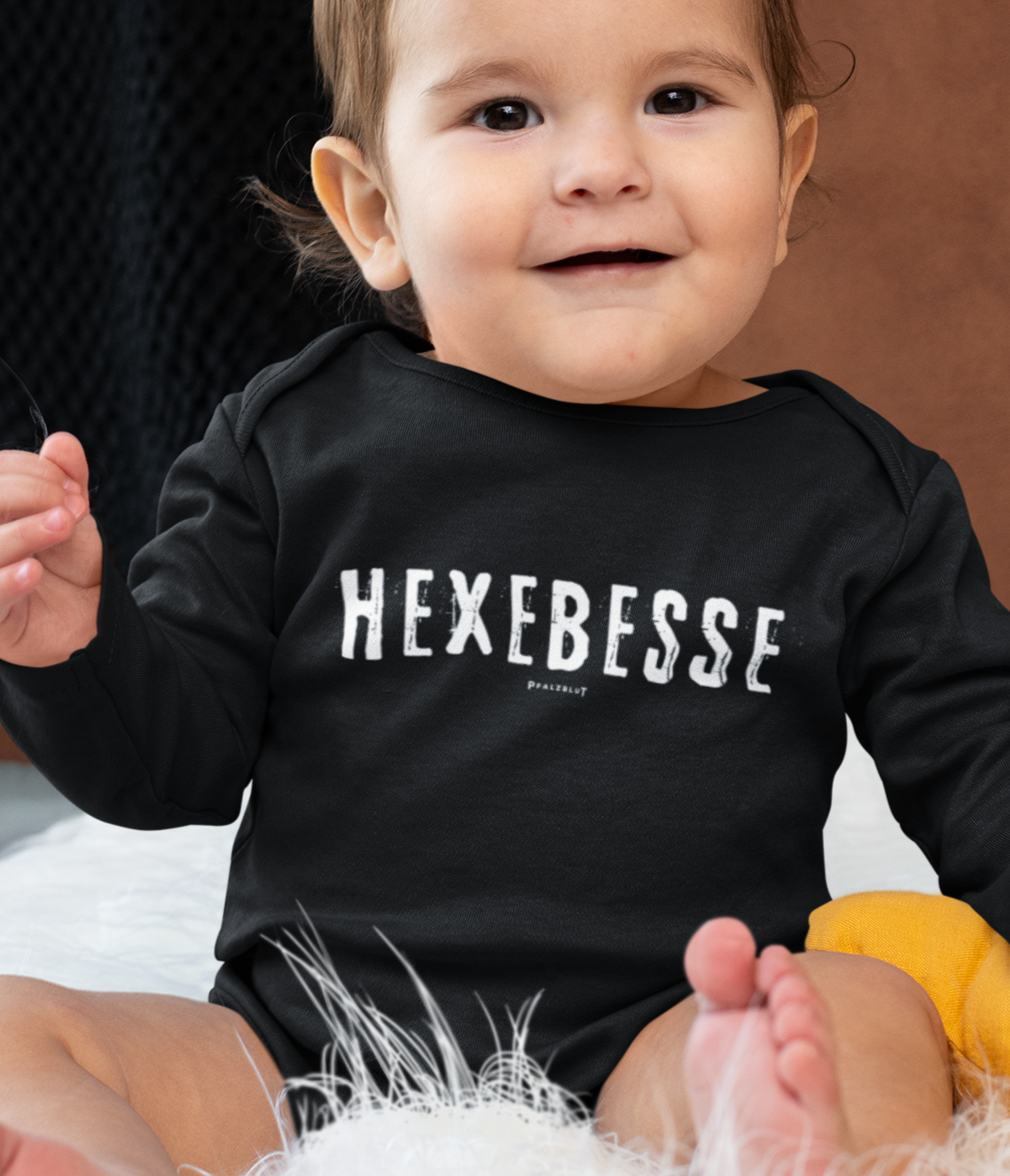 Pfalzblut Baby Body langarm " Hexebesse"