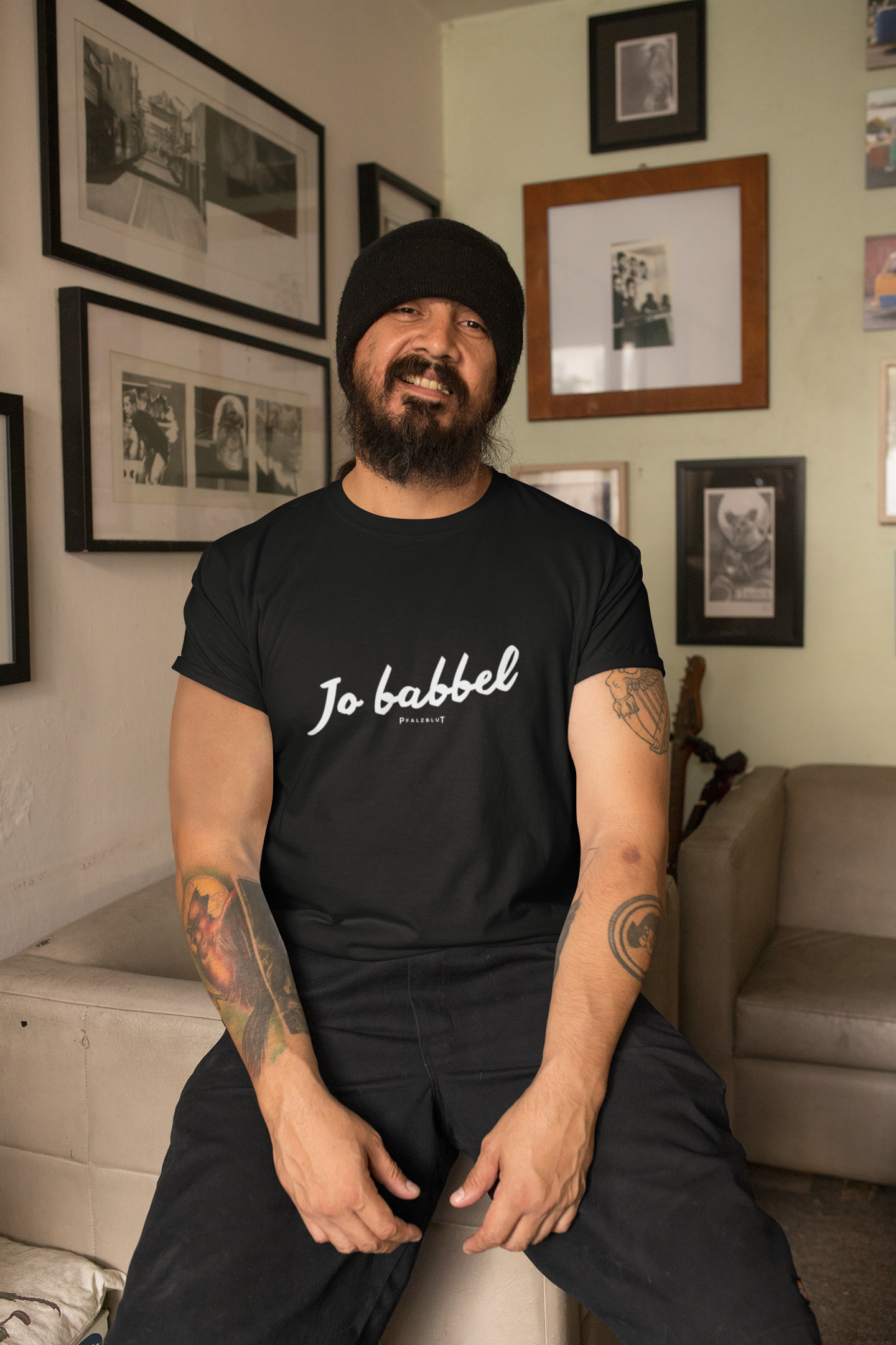 Herren T-Shirt "Jo babbel"