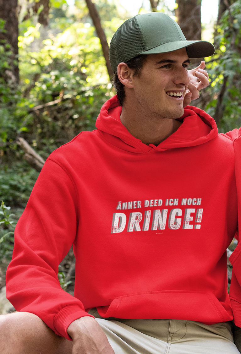 Herren Hoodie "Änner det ich noch dringe"
