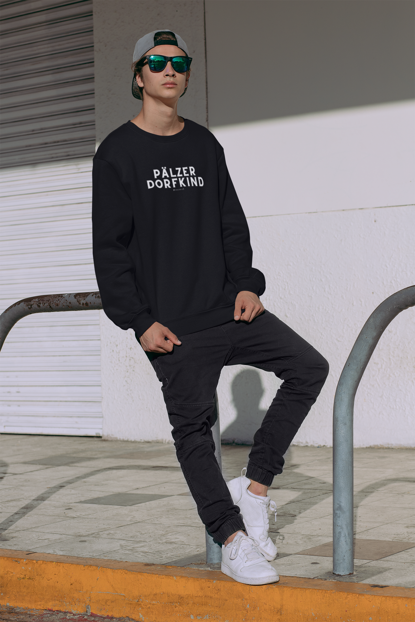 Herren Sweatshirt "Pälzer Dorfkind"
