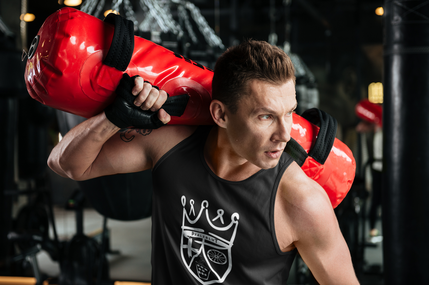Herren Basic Tank Top "Pfalzblut Wappen"