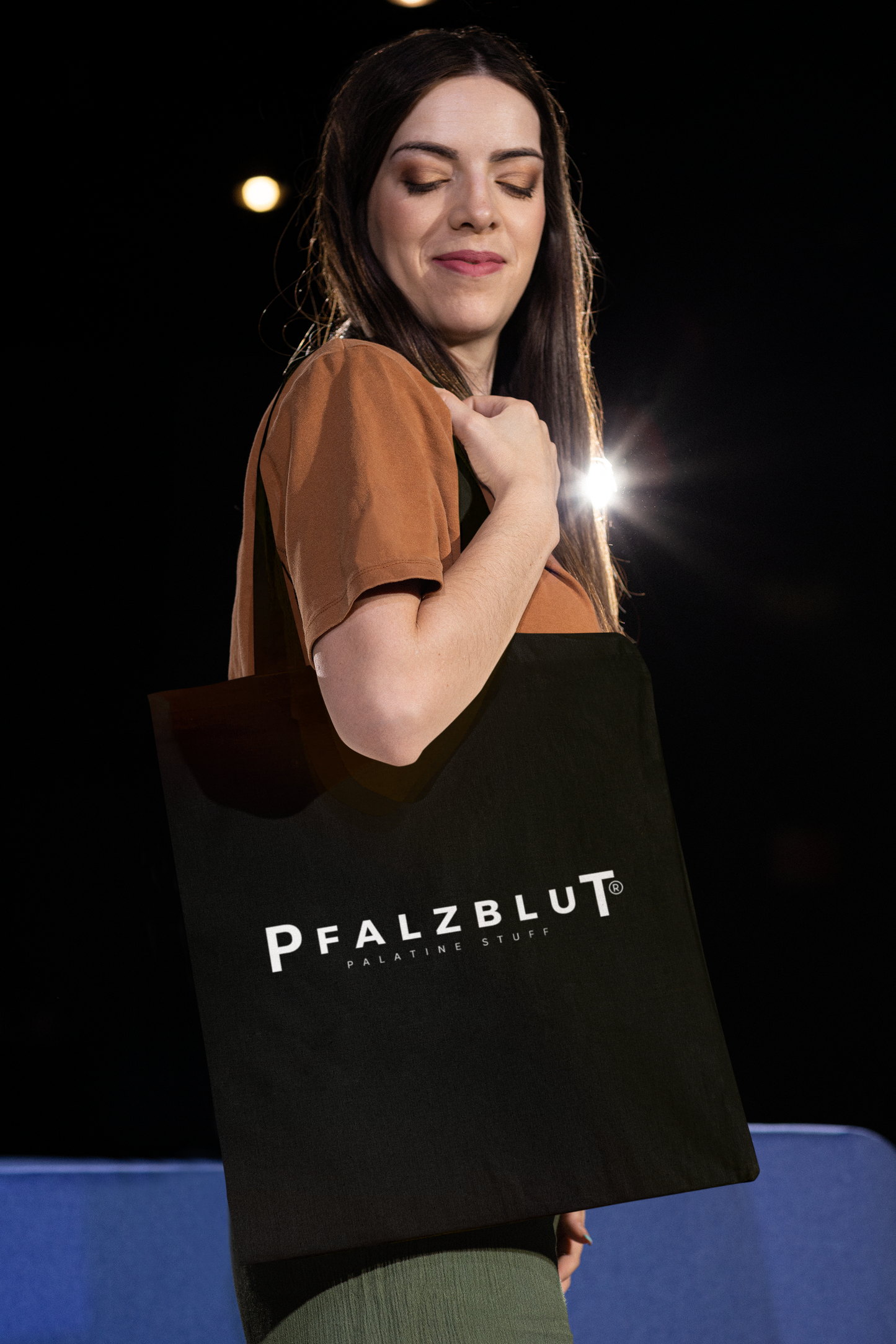 Tragetasche Pfalzblut Logo Weiss