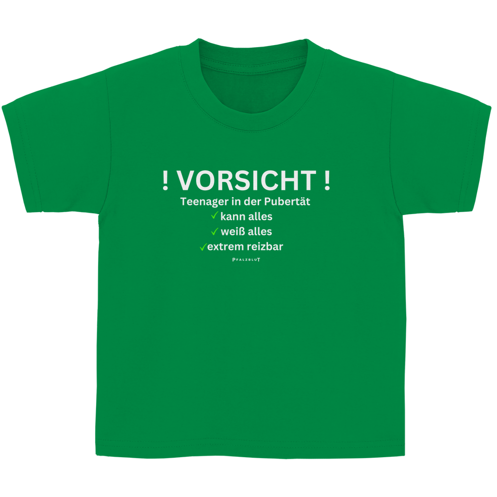 Kinder Basic T-Shirt " Vorsicht Teenager"