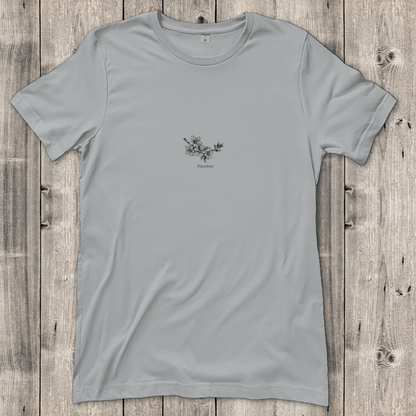 Damen T-Shirt "Mandelblüte Zeichnung"