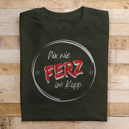 Herren T-Shirt "Nix wie Ferz im Kopp"