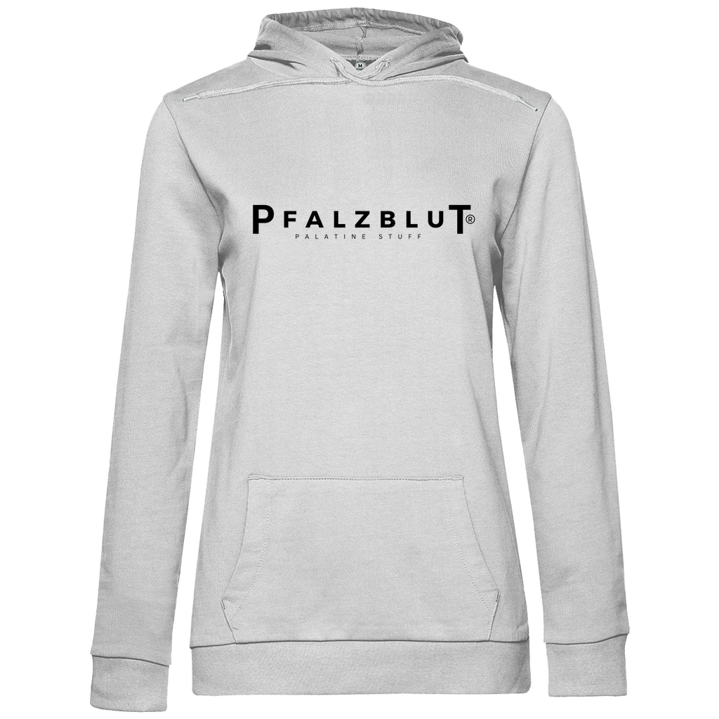 Damen Hoodie Pfalzblut Logo Schwarz