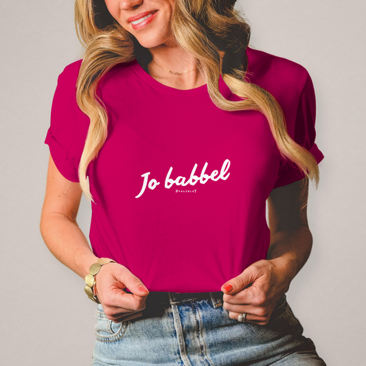 Damen T-Shirt "Jo babbel"