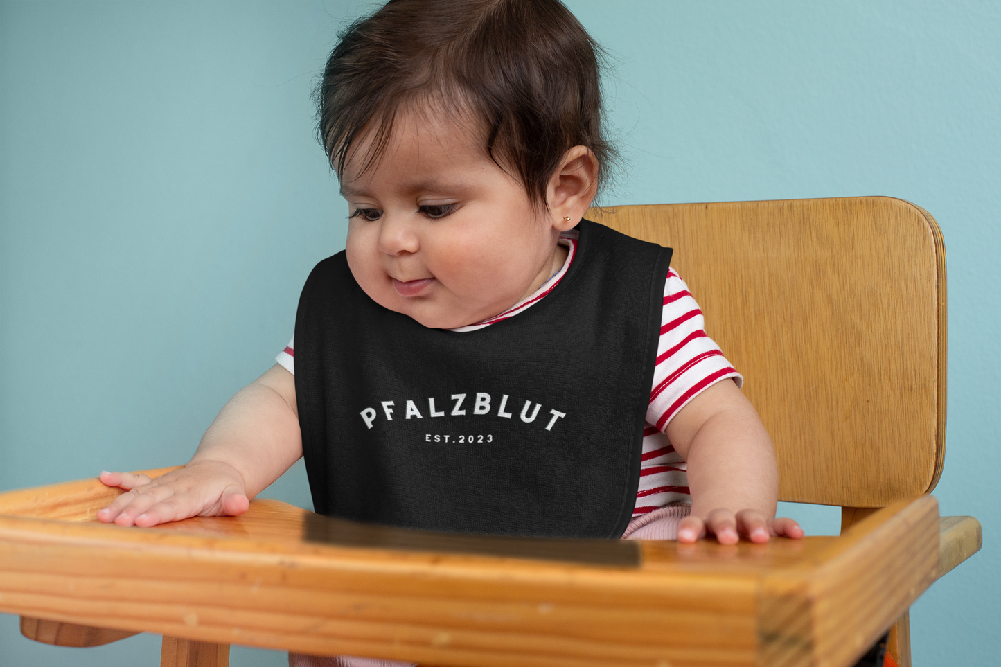 Kinder Bio Lätzchen "Pfalzblut Logo 2"