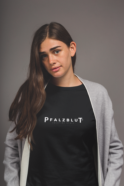 Damen T-Shirt Pfalzblut Logo Weiss