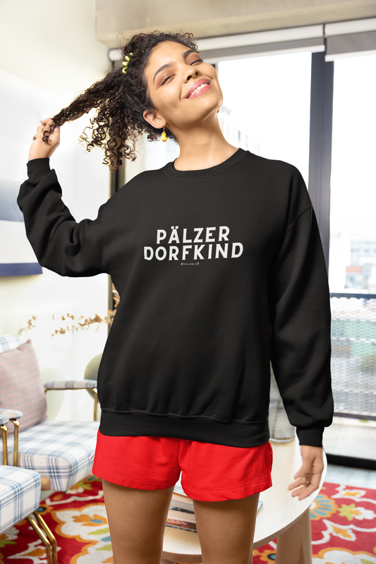 Damen Sweatshirt "Pälzer Dorfkind"