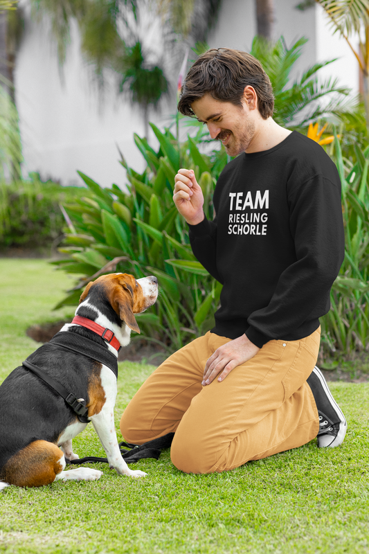 Herren Sweatshirt "Team Riesling Schorle"