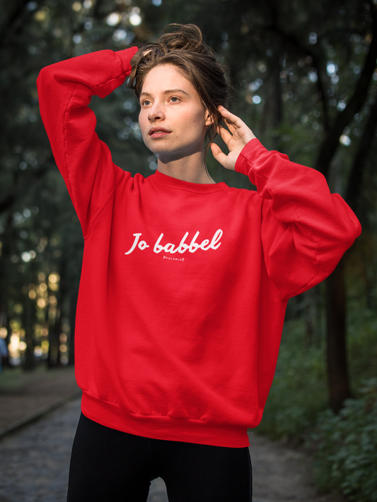 Damen Sweatshirt "Jo babbel"