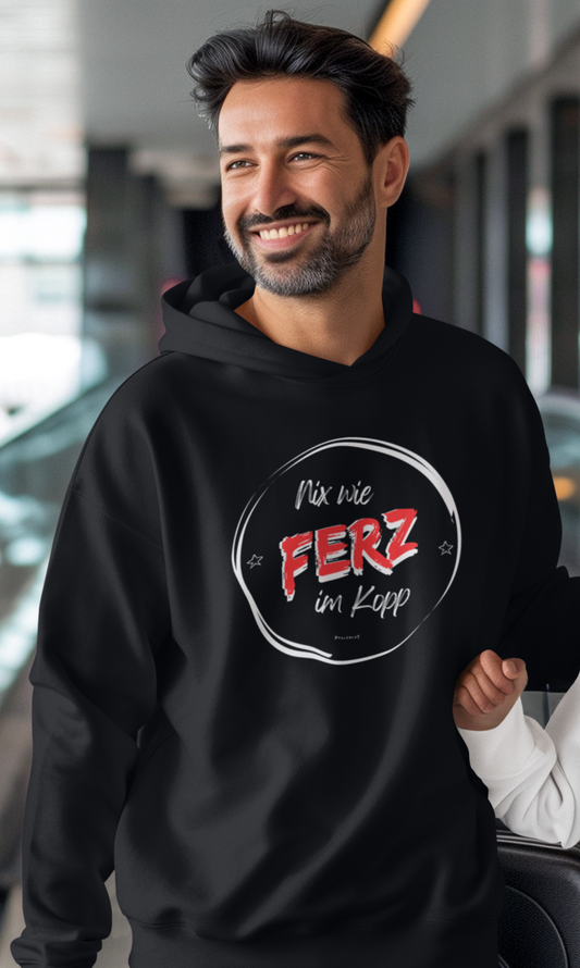 Herren Hoodie "Nix wie Ferz im Kopp"