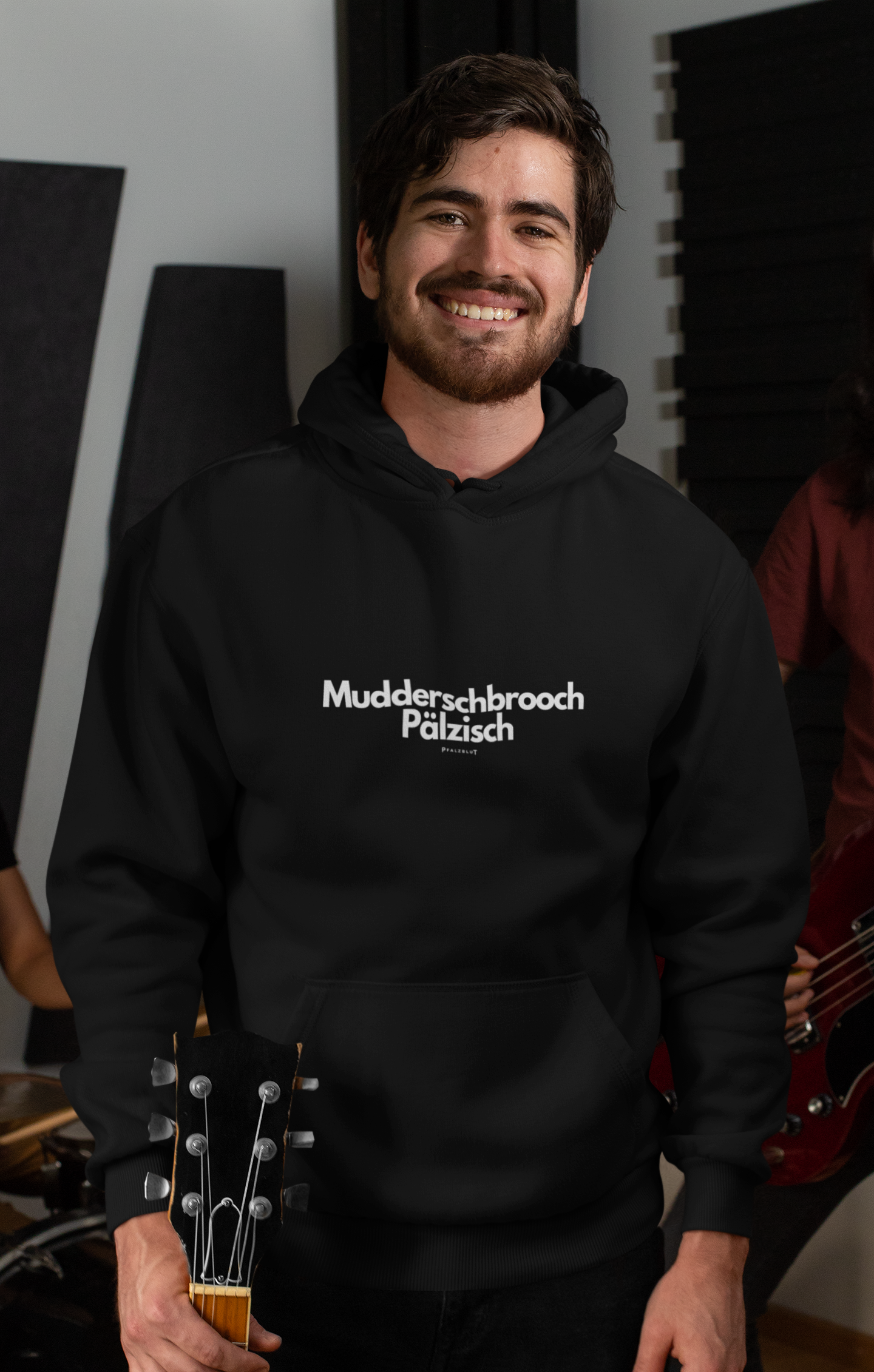 Herren Hoodie "Mudderschbrooch Pälzisch"