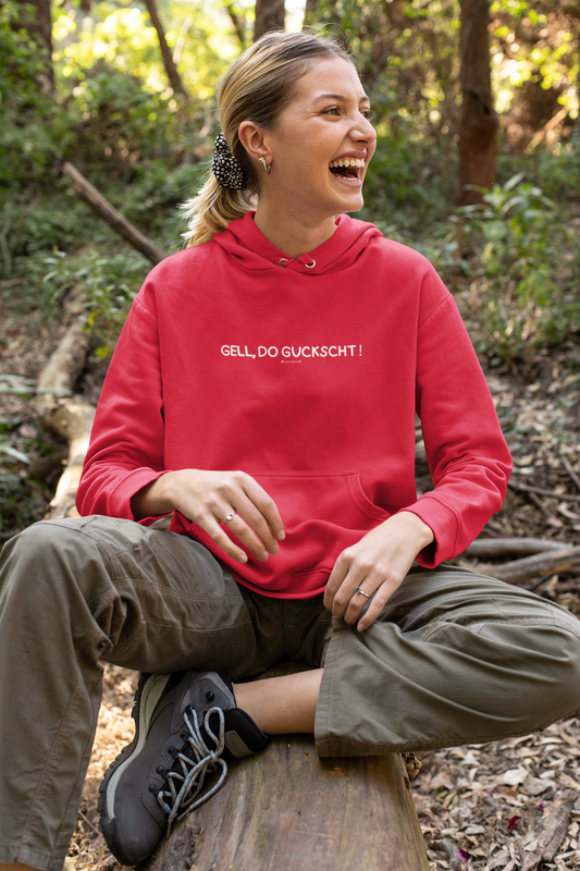 Damen Hoodie "Gell, do guckscht"