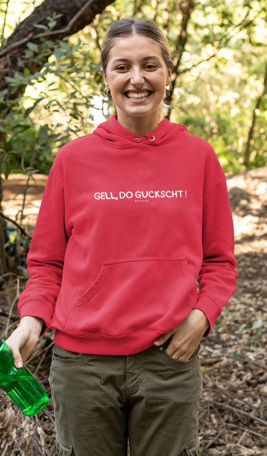 Damen Hoodie "Gell, do guckscht"