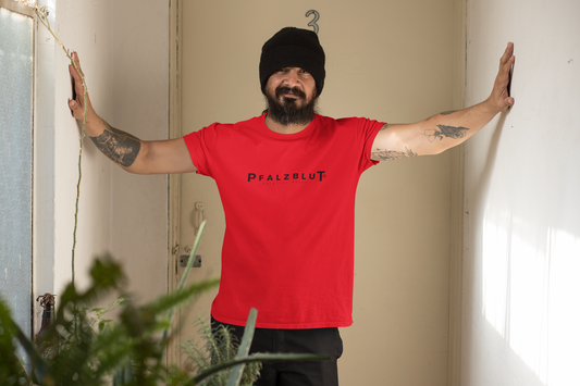 Herren T-Shirt Pfalzblut Logo Schwarz