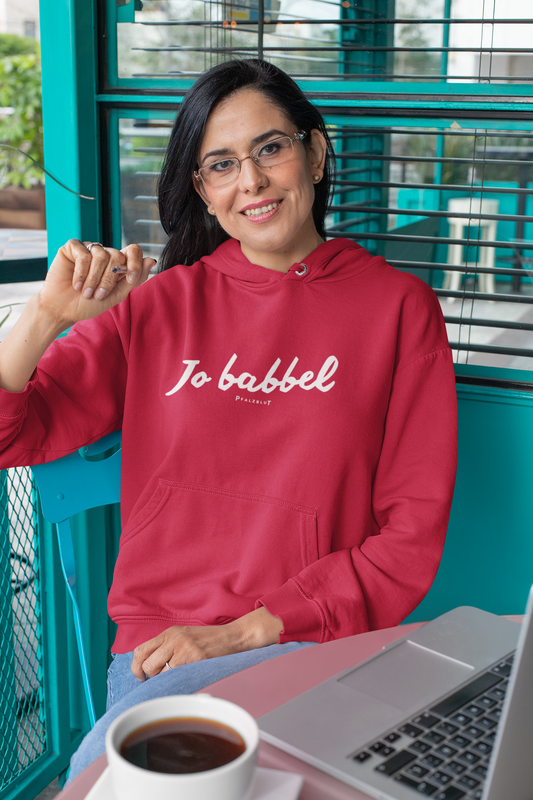 Damen Hoodie "Jo babbel"