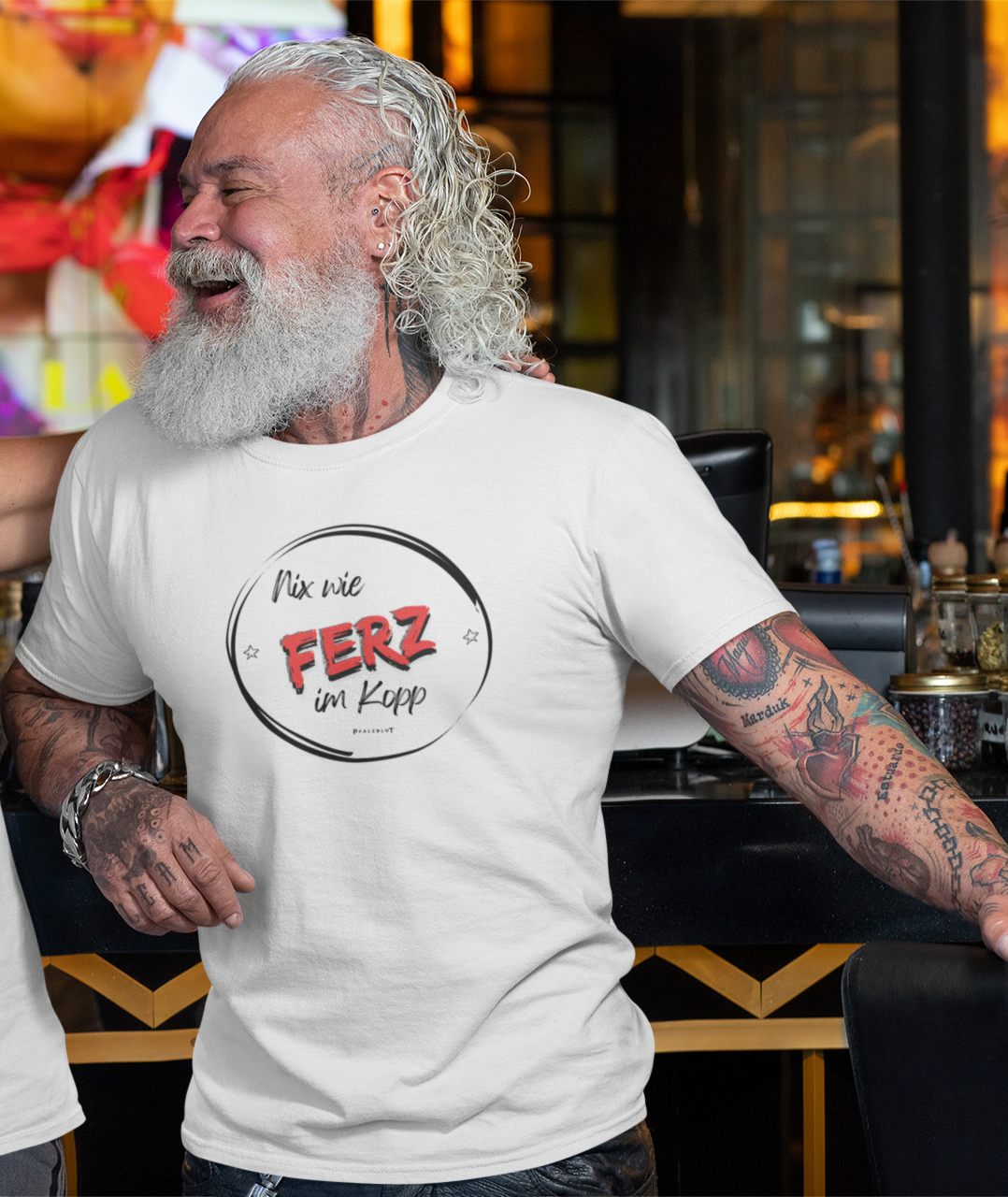 Herren T-Shirt "Nix wie Ferz im Kopp"