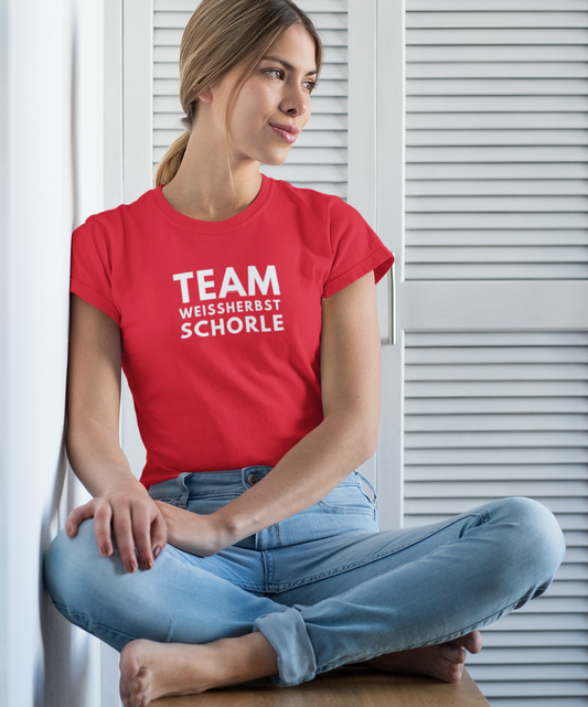 Damen T-Shirt "Team Weissherbst Schorle"