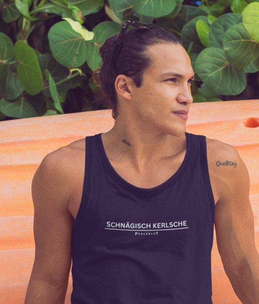 Herren Basic Tank Top "Schnägisch Kerlsche"