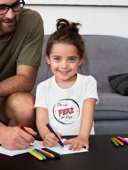 Kinder Basic T-Shirt "Nix wie Ferz im Kopp"